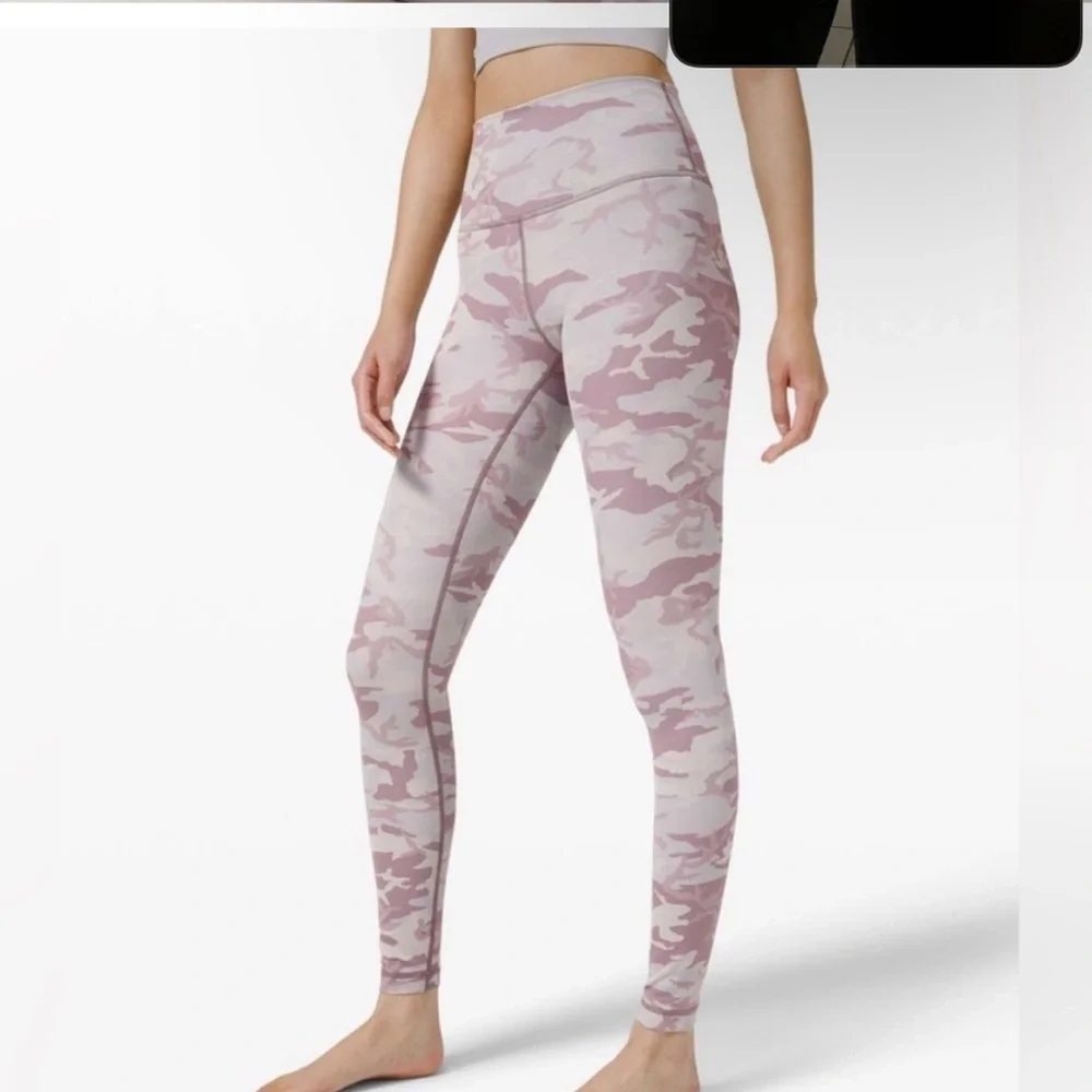 Lululemon wunder train camo leggings